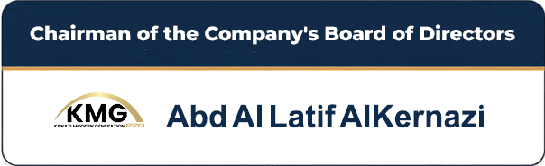 Chairman of the Company's Board of Directors, Abd Al Latif AlKernazi